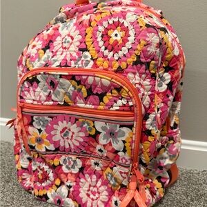 Vera Bradley Quilted Floral Backpack